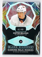 2020-21 Black Diamond Relic Rookies Single Ruby #BDR-KB Kieffer Bellows 41/49 !!