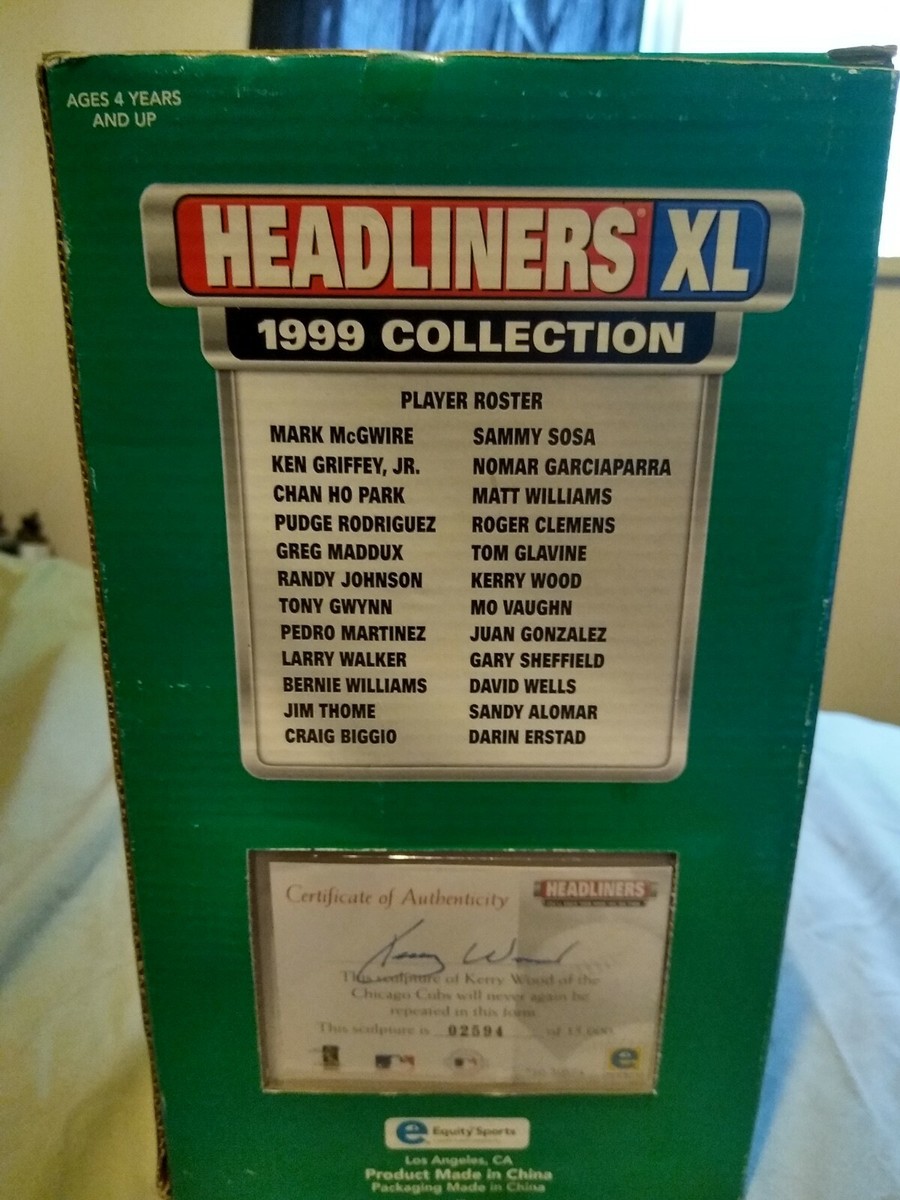 KERRY WOOD 1999 Collection Headliners XL Limited Edition