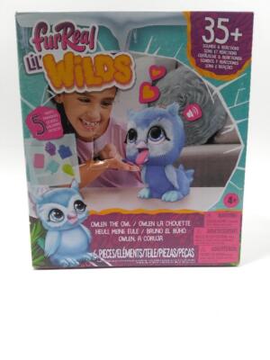 Just Play furReal Lil Wilds Owlen The Owl Interactive Toy with Sounds, 6-Pieces