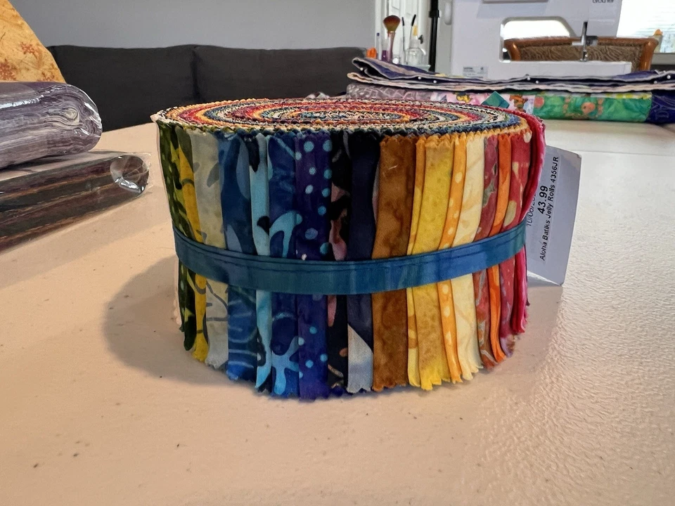 Three Jelly Rolls Quilting MODA Alpha Batik Amethyst Royale NEW - Image 4 of 4