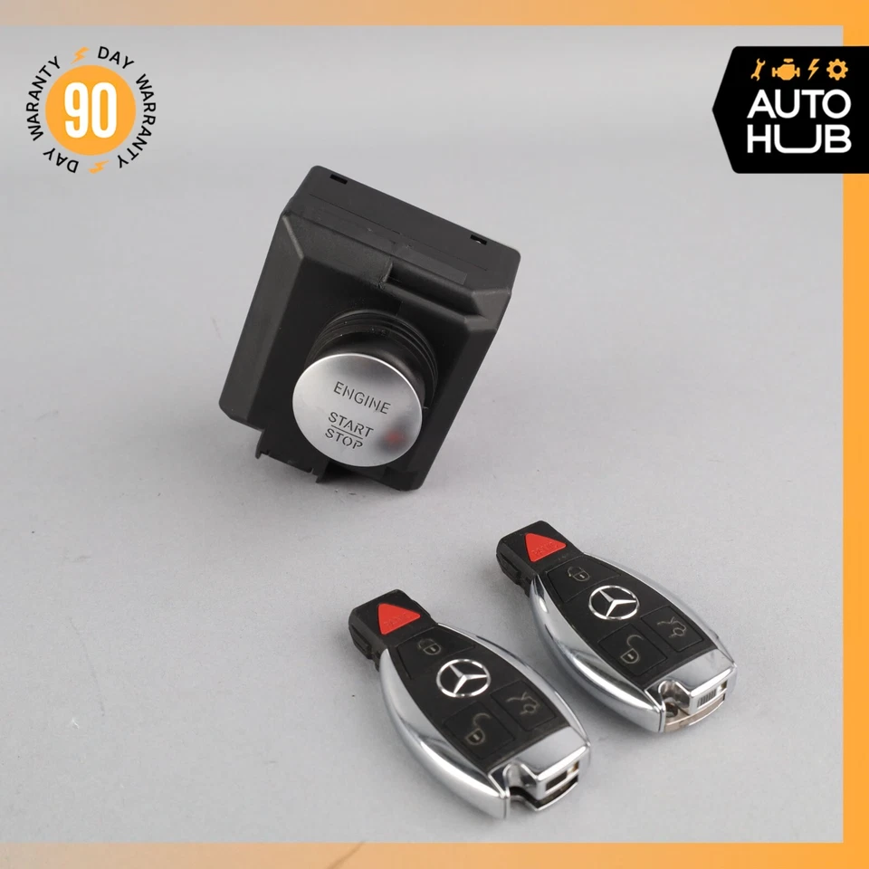 2014 Mercedes W207 E350 E550 E400 E63 AMG переключатель зажигания модуль с ключами OEM - Изображение 2 из 4