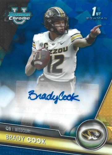 2023 Bowman University Chrome Sapphire Edition Football Trading Cards