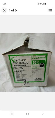 Century Motors Condenser Fan (4MB23) 1/4HP 208-230V 1075RPM 1.9Amps | eBay