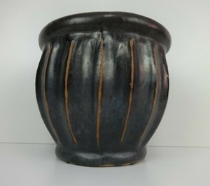 Discounted Outlet Store Sale Song Dynasty Chinese Black Glazed Ribbed Planter Pot Ancient Antique Design Factory Cheap Outlet Store Precisioncarrestoration Com
