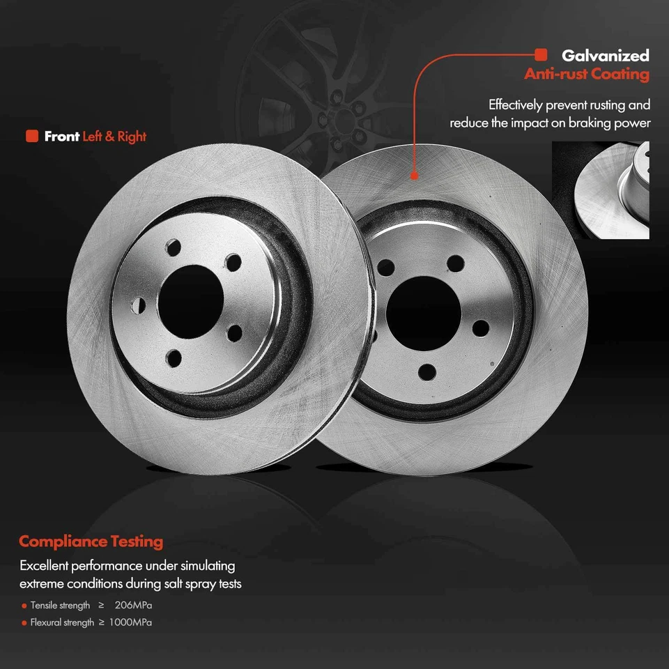 New Disc Brake Rotor for Dodge Nitro 2008 2009-2011 Jeep Liberty 2008-2012 Front - image 3 of 4