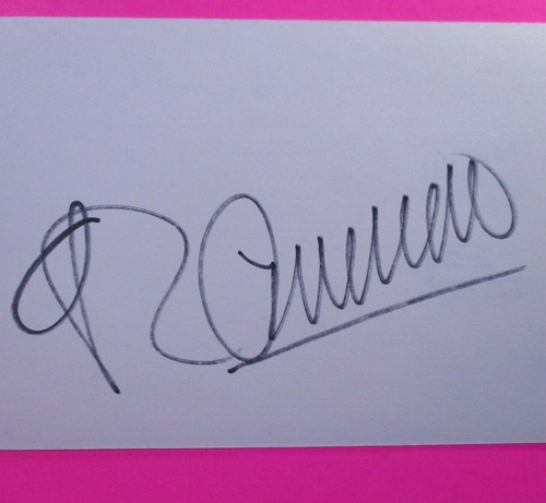 Roberto Guerrero - Autograph, Signed Index Card Auto 3.5x5 Motorsports Formula 1 - Picture 2 of 4