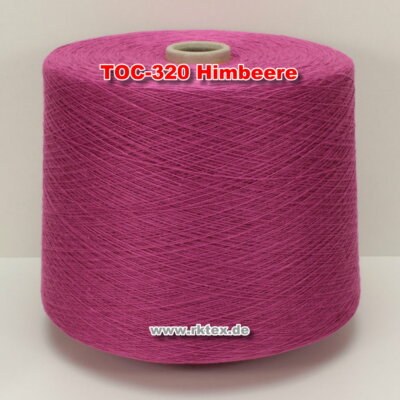 320 Himbeere TVU Ocean Nm 30/2  Baumwolle Acryl Strickgarn Häkelgarn Garn Kone