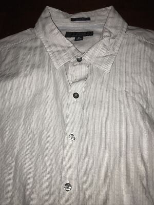 marc anthony dress shirts Mens White Leaf Print Slim Fit Short Sleeve Button-Down Shirt XXL, Men's, Size: 2XL Condition New with tags Signature Shirts Mark Anthony