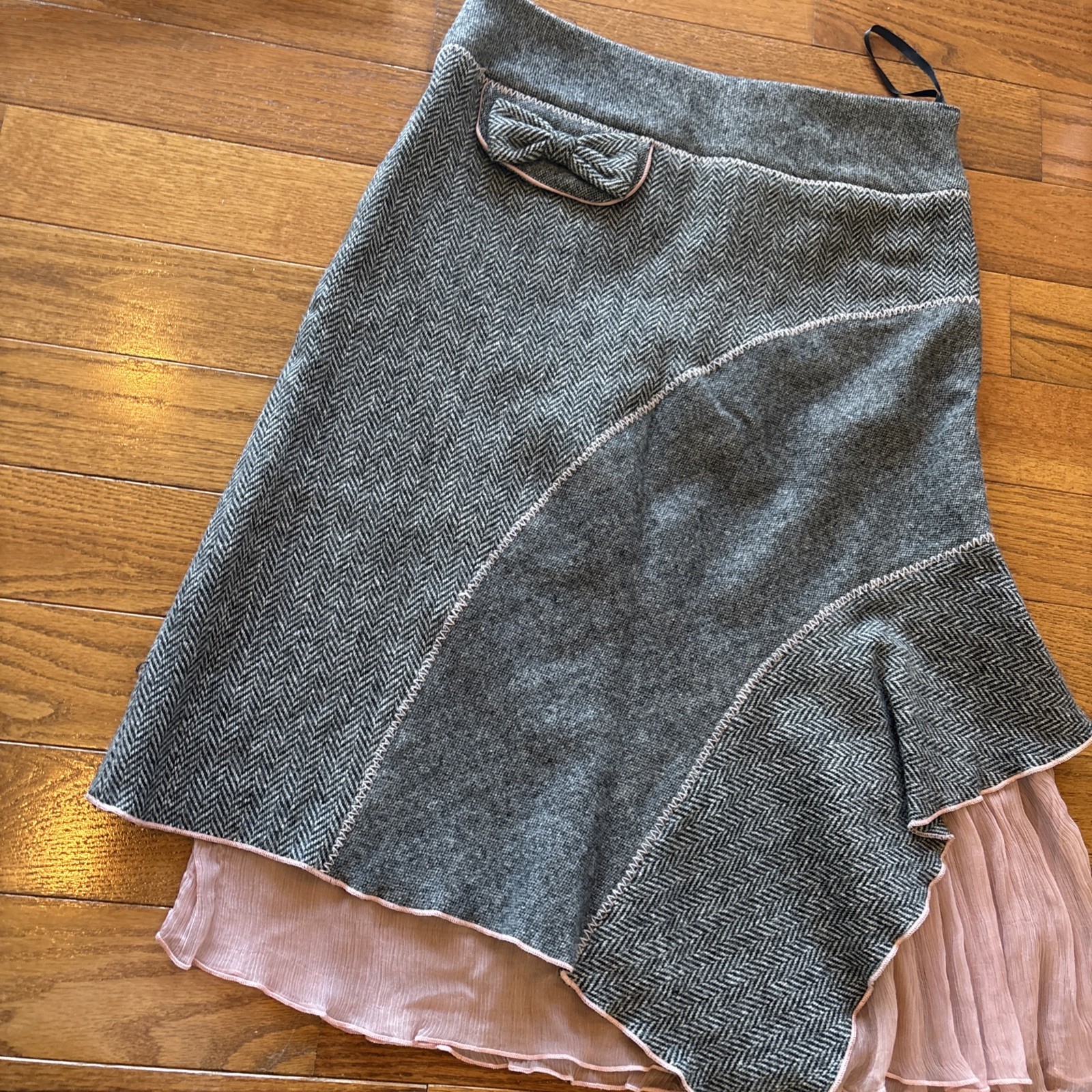 186  VTG Rene Derhy Patchwork 2 Piece Set Skirt J… - image 14