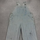 Carhartt Latzhose Damen 40x32 Blau Latzhose Bib Denim Carpenter Workwear Lady