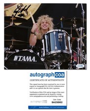 Steven Adler signed "GUNS N' ROSES" 8x10 Photo GNR c DRUMMER Autograph ACOA COA