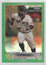 2022 Topps Chrome Logofractor Edition Green Refractor 6/99 Brandon Crawford 0lq5