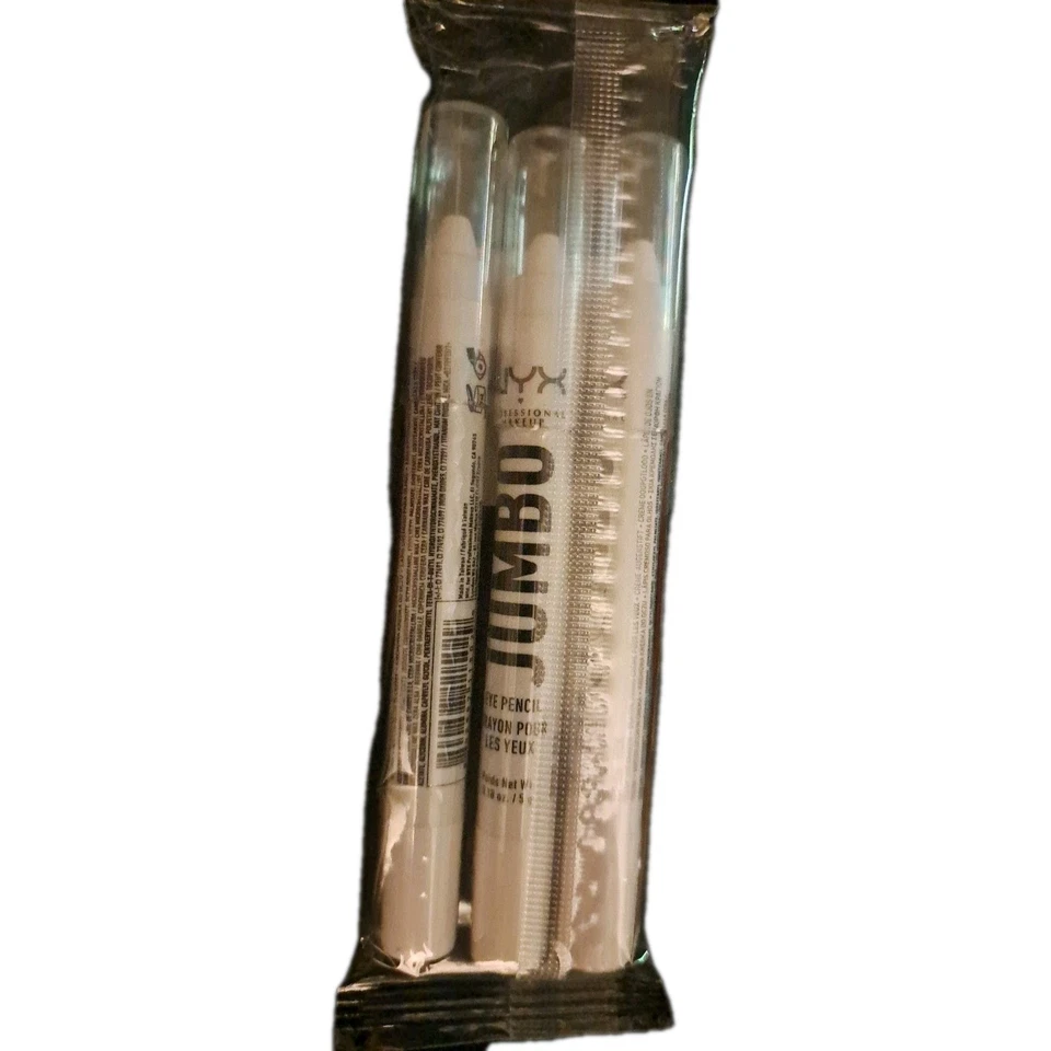 Paquete de 3 lápices de ojos Jumbo de maquillaje profesional NYX blanco leche Foto 3 de 4