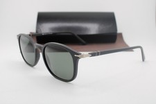 NEW PERSOL P 3182-S 1042/58 MATTE BLACK POLARIZED AUTHENTIC SUNGLASSES 51-19