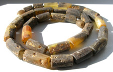 VERA COLLANA  CRUDA DALL'AMBRA BALTICA  ( 51 cm !) 23 gr. ( un regalo per Lui )