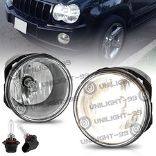 Fit For 05-2010 Jeep Grand Cherokee Commander Fog Lights Wbulbsswitch