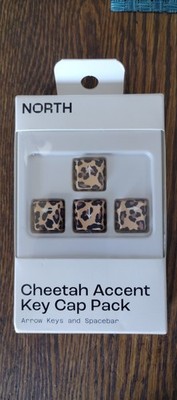 Cheetah Accent Key Cap Pack Arrow Keys & Spacebar MX Switch Compatible NIB