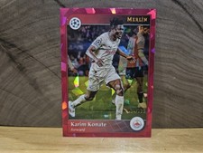 2024-25 Topps Merlin UEFA Karim Konate #123 Pink Atomic Refractor /125