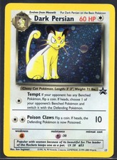 1999 Pokemon Wizards Black Star Promos #17 Dark Persian Holo - SWIRL
