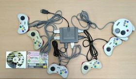 Sega Saturn 3D Multi Controller HSS-0137 SS Controller HSS-0101 Tested Set Japan