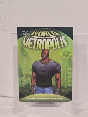 2025 Fleer Superman World Metropolis John Henry Irons Kryptonian Green #WM6