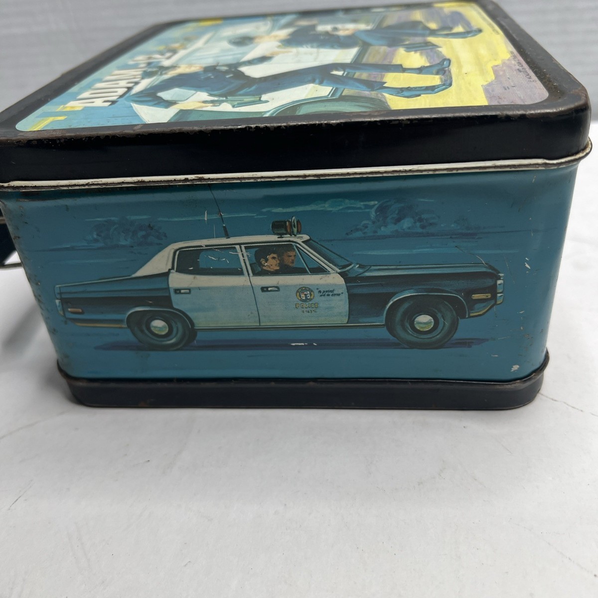 Vintage 1971 Adam-12 Police Officer Lunchbox Aladdin Nostalgia