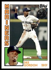 2019 Topps 1984 Baseball Dee Gordon Seattle Mariners #T84-33