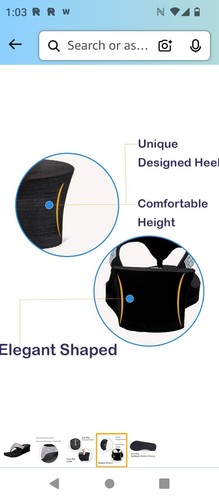 Sandalias de cuña Ampeo para mujer estrás tanga plataforma chanclas brillo perlado 9 - Imagen 4 de 5