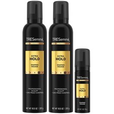 Extra Hold Shaping Mousse set Hair Styling set 3 Pk 7.67 oz New