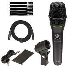 Mackie EM-89D EM89D EleMent Series Dynamic Vocal Microphone Mic w Cable  Pouch