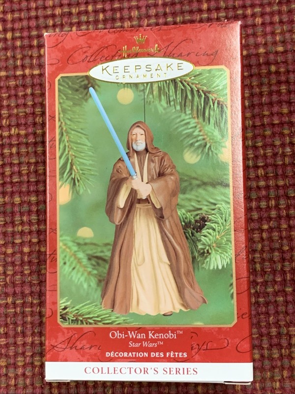 Hallmark Keepsake Ornament Star Wars Obi-Wan Kenobi Collector QXI6704-NIB