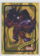 2025 Topps Chrome Marvel Comics Yellow Lava Refractor Onslaught #68 19kz