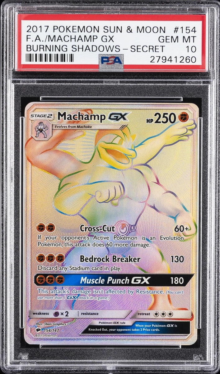 Machamp Pokémon TCG Professional Sports Authenticator (PSA) Grade