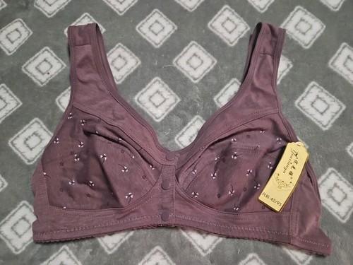 5 -42D Snap Front Closure Lounge BRA Lot Foam Cups Comfort Wirefree Wireless NEW