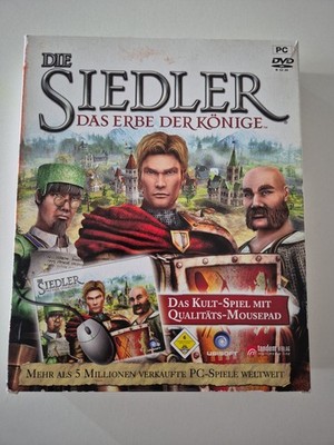 Die Siedler Das Erbe der Könige Big Box PC Spiel DVD Mousepad Ubisoft