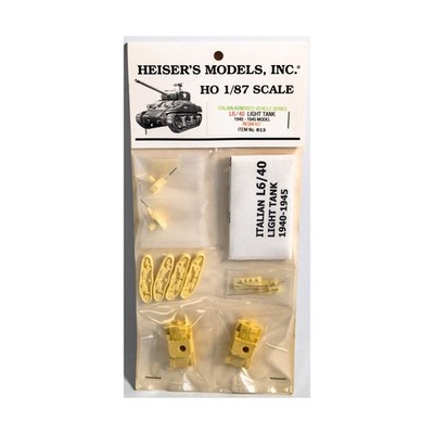 Heiser's M Models 1/87  Italian Armored Vehicle Series - L6/40 Light Tank  New