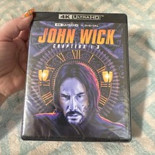 John Wick: Chapters 1-3 (4K UHD + DVD) Keanu Reeves **NEW Sealed**