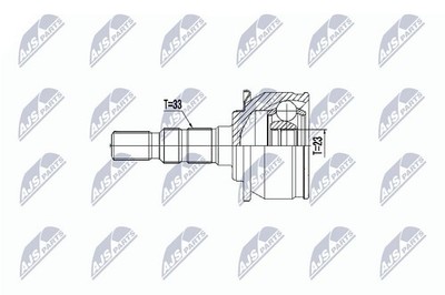 Original NTY Gelenksatz Antriebswelle NPZ-PL-039 für Opel