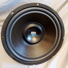 MTX BLUE THUNDER DRIVER 12" POLLICI 4 OHM SUBWOOFER AUDIO AUTO OLD SCHOOL SUB