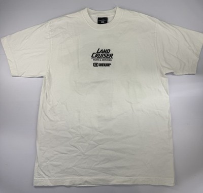 HUF x Toyota Racing Shirt TRD Men Medium White Keychain Land Cruiser Rare