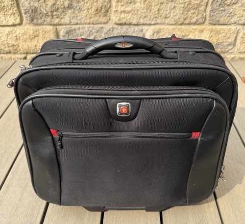 Wenger Swiss Gear Patriot Laptop Case Wheeled Travel Cabin Bag Extended Handle - Afbeelding 2 van 10