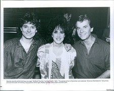1985 Dick Clark American Bandstand Mickey Thomas Grace Slick Photo 8X10