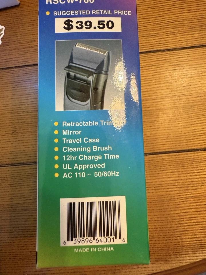 Afeitadora recargable Phillipe Amriel nueva en caja Foto 3 de 4