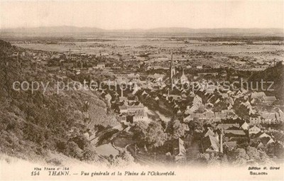 Thann Haut Rhin Elsass Vue generale et la Plaine de l'Ochsenfeld