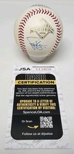 Scott Kazmir Signed Rawlings Official 2008 World Series Baseball JSA COA B5