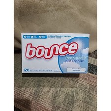 Bounce Free Gentle Fabric Softener Dryer Sheets 120 Count