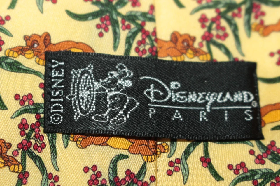 Corbata de seda DISNEY SIMBA EL REY LEÓN Hecha en Francia F83761 Foto 4 de 4