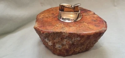 Briquet De Table En Pierre. Vintage - Photo 1/4