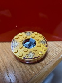 LEGO Pearl Gold Turntable 6 x 6 Gold Faces Ninjago Spinner  Set 2520