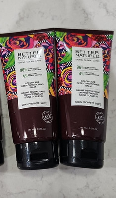 Lot Of 2 Better Natured Color Care Deep Conditioning Balm 177mL / 6 fl oz
